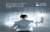 40 The New MES: Backbone of Industry 4€¦ · White Paper. 40 2017 2 Customers demanding less expensive, yet customized, products are driving manufacturers to make Industry 4.0 a