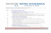NON-AGENDA · Coleman Road Under-Crossing Project. INCOMING BOARD CORRESPONDENCE 49 Board Correspondence Weekly Report: 02/02/18 50 Email from Nandini Garud to Vice Chair LeZotte,