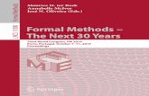 Formal Methods – The Next 30 Yearsfmt.isti.cnr.it/~mtbeek/FM19front.pdf · The program also featured a Lucas Award and FME Fellowship Award Ceremony. We are grateful to all involved