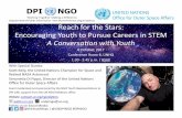 Reach for the Stars: Encouraging Youth to Pursue Careers in STEM … · 2017-10-03 · Reach for the Stars: Encouraging Youth to Pursue Careers in STEM A Conversation with Youth With