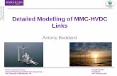 Detailed Modelling of MMC-HVDC Links · • Demand for VSC-HVDC systems is growing worldwide. • Modular Multi-level Converters (MMC) is the VSC topology of choice. • Focus is