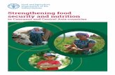 Strengthening food security and nutrition · meet the needs of 30 schools and other social institutions. Strengthening food systems for . nutrition sensitive social protection. In