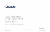 SAFLog Holdings (Pty) Ltd SA Freight Logistics (Pty) Ltdsaflog.co.za/home/wp-content/uploads/2018/06/SAFLog-Profile.pdf · Transnet Port Terminals case study Automotive industry -