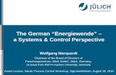 The German “Energiewende” – a Systems & Control Perspective · AGEB Jahresberichte 2010-2014 . BMWi Energiedaten, Stand Januar 2016 . 1990 2000 2010 2020 2030 2040 2050. ...