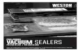 65-0201 PICTURED VACUUM SEALERS - CulinaryReviewer.com · 2018-08-10 · vacuum sealers pro 2100 65-0101 / pro 2300 65-0201 due to constant factory improvements, the product pictured