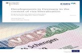 Developments in Germany in the context of visa …...Summary 5 Summary This study examines developments in Germany in con-nection with visa liberalisation for five Western Balkan countries