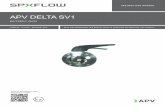 APV DELTA SV1 - SPX Flow · 2019-12-04 · 6 1 CU4-operating cam complete 000 08-60-900/93 H320479 7 1 CU4 SVS, DKR operating rod 000 08-60-905/93 H320480 8 2 CU4 clamp halves complete