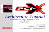 Architecture Tutorialfienup/cs142f05/lectures/PCI-X_tutorial_final.pdf · PCI Slots PCI-X Slots 32-bit 33 MHz 133 MB/s N/A 64-bit 66 MHz 533 MB/s 64-bit 100 MHz 800 MB/s N/A 64-bit
