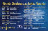 Advent and Christmas in the Coplow Benefice · Skeffington 9am Traditional BCP Advent Communion Billesdon 11am All-Age Advent Communion Hungarton 4pm Christingle and Carols Skeffington