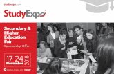 Secondary & Higher Education Fair...Consultancy Appealing Discounts Free of Charge Attendance to Fair At other fairs in Turkey, which are organized as general Study Abroad Fairs, educational