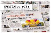 2017 Media Kit - News-RegisterMedia Kit 2017 PO Box 727 • 611 NE Third Street • McMinnville, Oregon 97128 800.472.1198 • 503.472.5114 • NewsRegister.com modular rates NEWS-REGISTER
