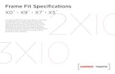Frame Fit Specifications X9 X7 X5 2X0 - Service | …...±1.0 mm 26 mm 85 mm 23 mm 27 mm 34 mm 33 mm 42/28 171.5 mm ±1.0 mm 91 mm 29 mm 33 mm 3x10 44/33/22 178.5 mm ±1.0 mm 26 mm