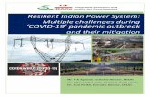 Resilient Indian Power System: Multiple challenges during€¦ · Mr. Rajiv Ratna Panda, Technical-Head, IRADe Dr. Jyoti Parikh, Executive Director, IRADe Resilient Indian Power System: