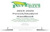 2019-2020 Parent/Student Handbook...2019-2020 Parent/Student Handbook Msgr. Leo Enlow, Pastor Mrs. Cindy Venvertloh, Principal Mrs. Sara Bradfield, Admin. Assistant Mrs. Roberta Hutson,