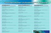 Underwater Adventures Stageoutdooradventureshow.ca/wp-content/uploads/2018/01/... · 2018-02-08 · Scuba Diving & Watersports in Barbados Barbados Tourism 3:00 PM Fascinating Dive