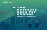 The business case for change · 2020-04-27 · 2 Women in usiness and anagement he business case for change Sectorial snapshots Characteristics Of surveyed enterprises, 12% were in