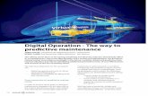 Digital Operation - The way to predictive maintenance · • Reducing operational costs of rolling stock and infrastructure • Maximising availability of rolling stock and infrastructure