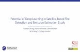 Potential of Deep Learning in Satellite-based Fire Detection and ... · NCEO King’s College London Potential of Deep Learning in Satellite-based Fire Detection and Emission Estimation