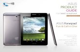 ASUS · 2013-05-14 · Screen Protector RM129 Nexus 7 Travel Cover Your Nexus 7 goes further with light and convenient protection • Tough yet soft snug-ﬁtting case protects your