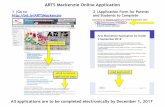 ARTS Mackenzie Online Application - YRDSB...Acceptance into Arts Mackenzie is based on a completed application and a successful audition/portfolio presentation. Application forms for