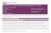 Mersey Care NHS Foundation Trust - cqc.org.uk · Mersey Care NHS Foundation Trust evidence appendix: trust-wide leadership Page 4 Is this organisation well-led? Leadership The trust