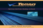 High-Grade Solid Timber Mouldings and Mouldings: Tenonâ€™s mouldings plant, commissioned in 1997, is