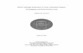 Effects of Budget Reductions on Army Acquisition Support of … · 2017-02-23 · Effects of Budget Reductions on Army Acquisition Support of Equipping and Modernization Goals . William