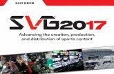 Advancing the creation, production, and distribution of sports … · 2017-05-15 · SPORTS VIDEO GROUP. AT-A-GLANCE. SVG plays an important role in supporting the growth and sustainability