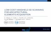 Low Cost Handheld 3D Scanning for Architectural Elements ... · Case study: comparison with ToF •We used a ToF model of the case study as ground truth •The ToF model has been