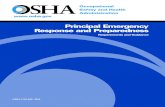 Principal Emergency Response and Preparedness...Principal Emergency Response and Preparedness Requirements and Guidance Occupational Safety and Health Administration U.S. Department