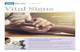 Vital Signs - uclahealth.org · Vital Signs. SPRING 2020 | VOLUME 86 “Chatbot” addresses questions about COVID-19. In this issue. 2 . What’s new at UCLA. 3. In your community: