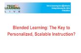 Personalized, Scalable Instruction? Blended Learning: The ... · November 9.2015 November 10.2015 11.2015 2015-2016 Current Next Propct Solar Monday Lesson: Tuesday ... sports clubs