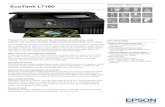DATASHEET / BROCHURE EcoTank L7160 · 2019-10-22 · cards, colouring books and more. Peace of mind EcoTank provides a reliable printing solution with a one year warranty provided