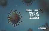 COVID -19 AND ITS IMPACT ON BUSINESS IN KAZAKHSTAN€¦ · BACKGROUND FACTS MARCH 15,2020 Decree of the President of the Republic of Kazakhstan dated March 15, 2020 introduced a state