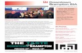 BIA Meetings - Downtown Brampton BIA · Brampton’s premier business, entertainment, and dining destination. Our strengths include the many events that take place in the downtown