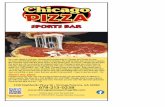 ChChicicagagooThe Only Authentic Chicago specialty Pizza ... · BBQ, garlic, Cajun ranch and teriyaki ***Items below cooking times over 15 minutes*** 5 Traditional Wings & Side 8.49