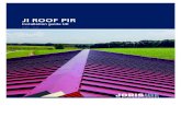 JI ROOF PIR - Joris Ide · 2020-06-12 · 2 MR051 / 0320 JI Roof PIR - Roof application, Step 1 JI Roof PIR The panels must be placed from eaves to ridge and from right to left as