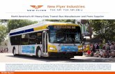New Flyer Industries · UK’s largest Bus & Coach builder and world leader in midi-bus Strategic Rationale 10 Year Bus targeted at both Public & Private applications Lighter and