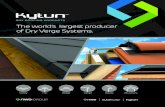 The world’s largest producer of Dry Verge Systems. · • Permanently secures slate/tiles & ridges on roof. • Protects the most vulnerable parts of the roof. ... • Extremely