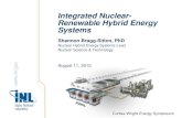 Plant Performance Solutions - Integrated Nuclear- Renewable Hybrid Energy Systems · 2020-01-29 · 1. Quantify the value proposition of two nuclear -renewable hybrid energy systems