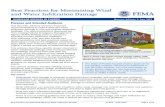 Best Practices for Minimizing Wind and Water Infiltration ... · " Wind and water infiltration damage can lead to extensive operational impacts and loss of (or degraded) building