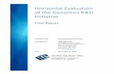Horizontal Evaluation of the Genomics R&D Initiative · 2019-03-20 · Horizontal Evaluation of GRDI – Final Report i Executive Summary Program description The Genomics Research
