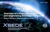 Overview of Computational Science and Engineering ... · Introduction to Computational Physics . ... – Access to computational resources beyond the desktop . 14 . ... Undergraduate