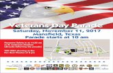 Presented by: American Legion, Post 624, Mansfield, TX€¦ · Presented by: American Legion, Post 624, Mansfield, TX Post 755. Title: Veteran's Day Parade-flyer-2017 Created Date: