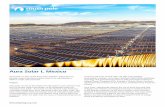 1128EN, 07 - South Pole Group€¦ · Covering 100 acres of land with 132,000 polycrystalline photovoltaic modules, Aura Solar I produces 38.9 MWdc (30MWac) of energy. The generated