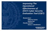 Improving The Operational Effectiveness of DHS’S Cyber ... · • Bill Gates’ “Trustworthy Computing” memo (2002) - as available, reliable, and secure as electricity, water