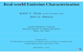 RealReal--world Emission Characterizationworld Emission ... · RealReal--world emissions need to be measured for emission world emissions need to be measured for emission inventories,