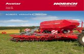 Avatar SD Avatar SW - AM Phillip Agritech...Sowing of all rows Sowing with double row spacing Sowing of two different products (e. g. red = shallow, blue = deep) Half-width shut-off