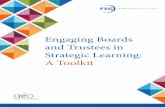 Engaging Boards and Trustees in Strategic Learning: A Toolkit · In 2009, FSG wrote and published What’s the Difference: How Foundation Trustees View Evaluation, with support from