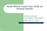 Draft MHSA Fiscal Year 2018-19 Annual Update Overview · 2019-02-21 · In Fiscal Year 2016-17: – Approximately 7,400 individuals served across PEI programs – More than 22,000
